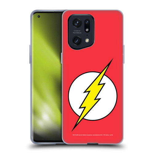 The Flash DC Comics Logo Plain Soft Gel Case for OPPO Find X5 Pro