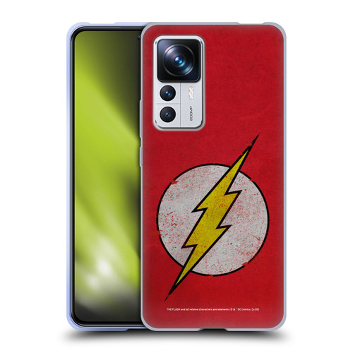 The Flash DC Comics Logo Distressed Look Soft Gel Case for Xiaomi 12T Pro