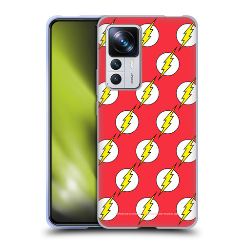 The Flash DC Comics Logo Pattern Soft Gel Case for Xiaomi 12T Pro