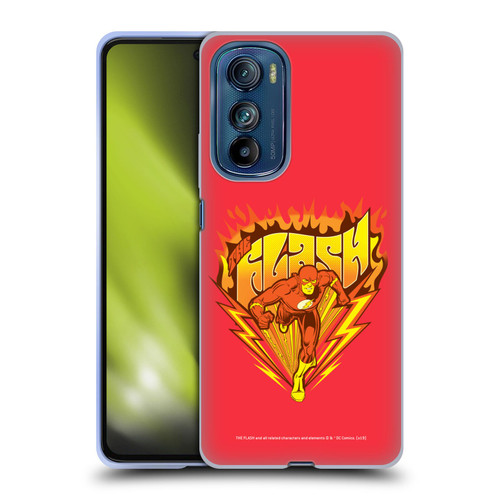 The Flash DC Comics Vintage Fastest Man Soft Gel Case for Motorola Edge 30