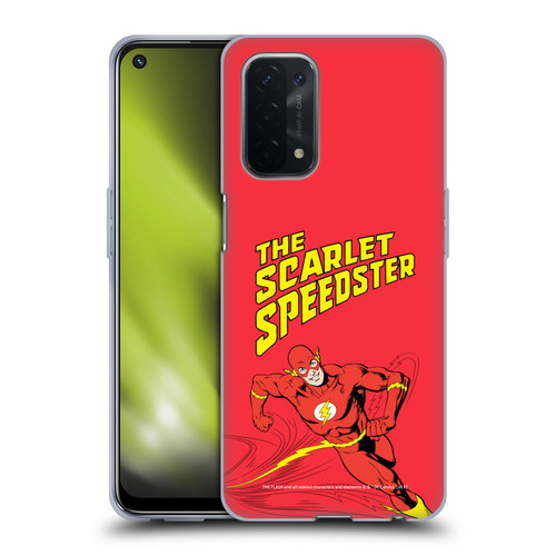 The Flash DC Comics Vintage Scarlet Speedster Soft Gel Case for OPPO A54 5G