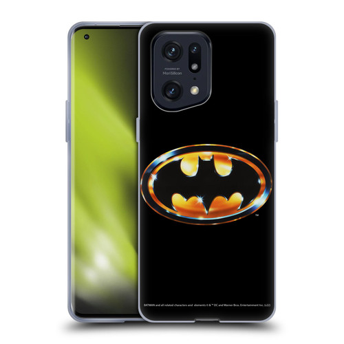 Batman (1989) Key Art Logo Soft Gel Case for OPPO Find X5 Pro