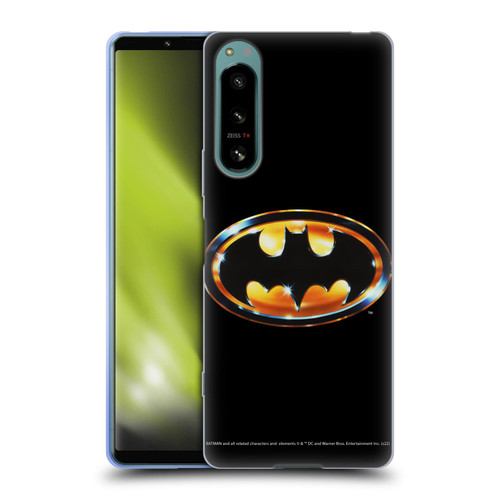 Batman (1989) Key Art Logo Soft Gel Case for Sony Xperia 5 IV