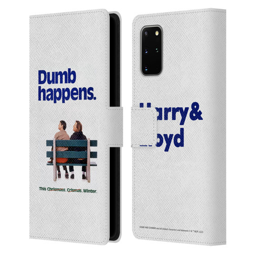 Dumb And Dumber Key Art Dumb Happens Leather Book Wallet Case Cover For Samsung Galaxy S20+ / S20+ 5G