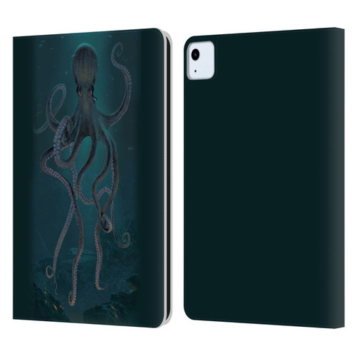 Vincent Hie Underwater Giant Octopus Leather Book Wallet Case Cover For Apple iPad Air 2020 / 2022