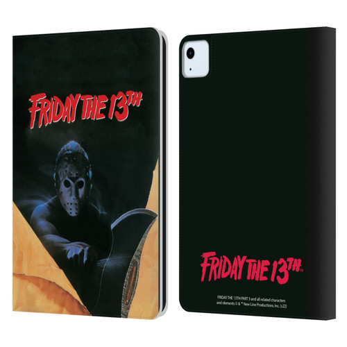 Friday the 13th Part III Key Art Poster 2 Leather Book Wallet Case Cover For Apple iPad Air 11 2020/2022/2024