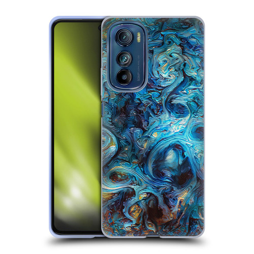 Cosmo18 Jupiter Fantasy Blue Soft Gel Case for Motorola Edge 30