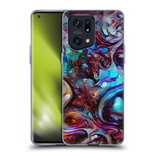 Cosmo18 Jupiter Fantasy Indigo Soft Gel Case for OPPO Find X5 Pro