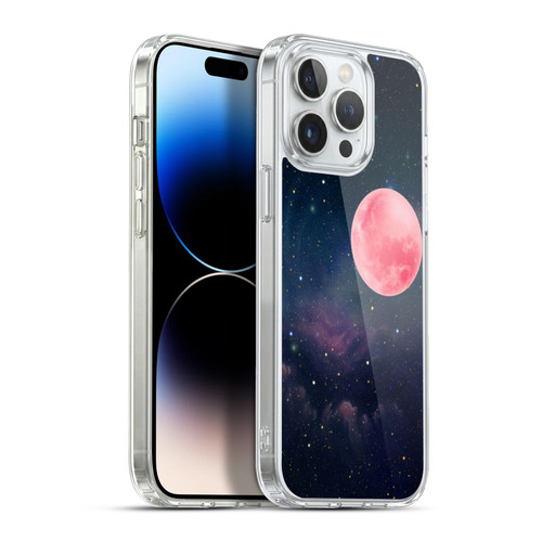 Cosmo18 Space Pink Moon Soft Gel Case for Apple iPhone 13 Pro Max & MagSafe