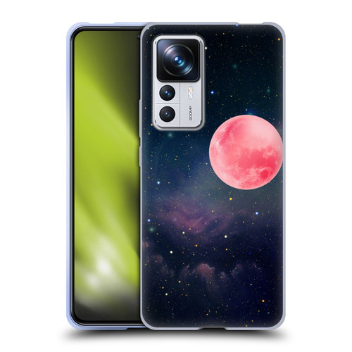 Cosmo18 Space Pink Moon Soft Gel Case for Xiaomi 12T Pro