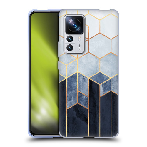 Elisabeth Fredriksson Sparkles Soft Blue Hexagons Soft Gel Case for Xiaomi 12T Pro