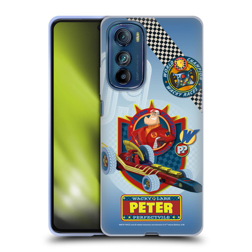 Wacky Races 2016 Graphics Peter Perfect Soft Gel Case for Motorola Edge 30