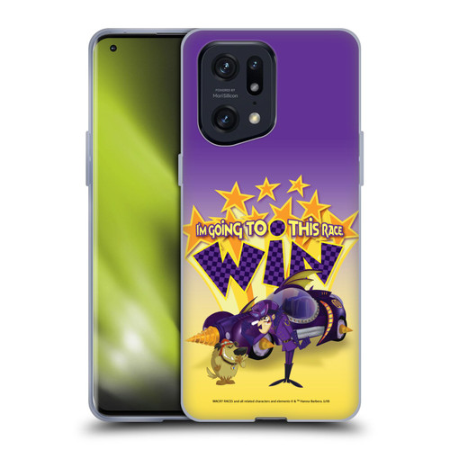 Wacky Races 2016 Graphics Dastardly And Muttley Soft Gel Case for OPPO Find X5 Pro