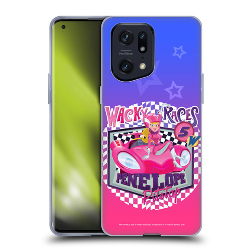 Wacky Races 2016 Graphics Penelope Pitstop Soft Gel Case for OPPO Find X5 Pro