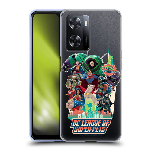 DC League Of Super Pets Graphics Super Powered Pack Soft Gel Case for OPPO A57s
