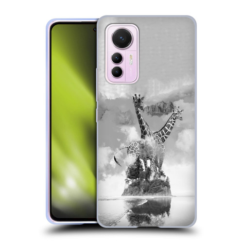 Dave Loblaw Animals Giraffe In The Mist Soft Gel Case for Xiaomi 12 Lite
