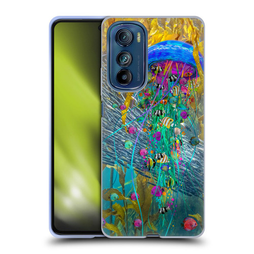 Dave Loblaw Jellyfish Jellyfish Kelp Field Soft Gel Case for Motorola Edge 30