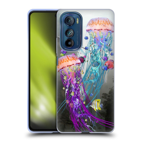 Dave Loblaw Jellyfish Jellyfish Misty Mount Soft Gel Case for Motorola Edge 30