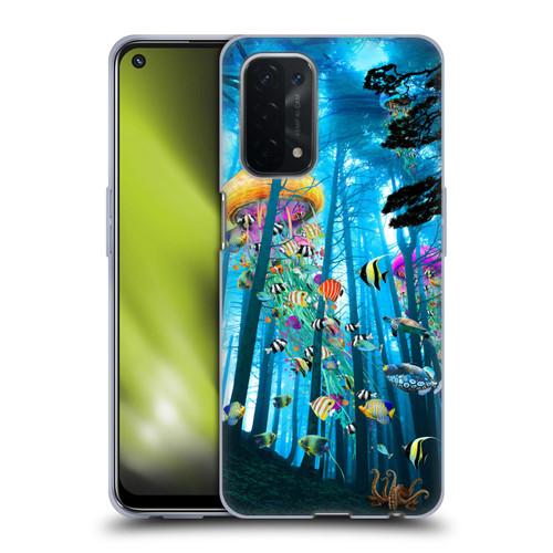 Dave Loblaw Jellyfish Electric Jellyfish In A Mist Soft Gel Case for OPPO A54 5G