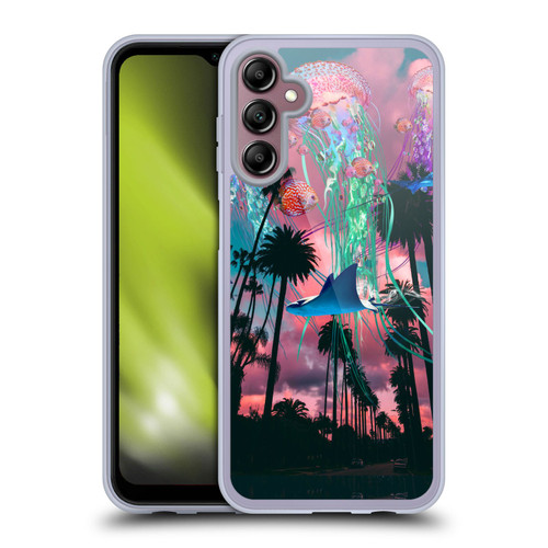 Dave Loblaw Jellyfish California Dreamin Jellyfish Soft Gel Case for Samsung Galaxy A14 5G