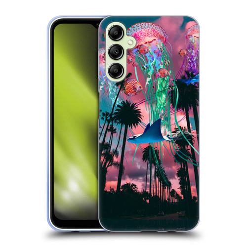 Dave Loblaw Jellyfish California Dreamin Jellyfish Soft Gel Case for Samsung Galaxy A14 5G