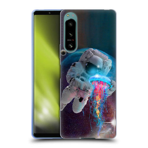 Dave Loblaw Jellyfish Astronaut And Jellyfish Soft Gel Case for Sony Xperia 5 IV