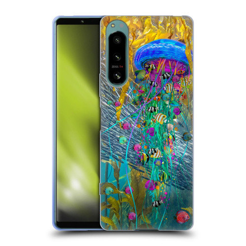 Dave Loblaw Jellyfish Jellyfish Kelp Field Soft Gel Case for Sony Xperia 5 IV