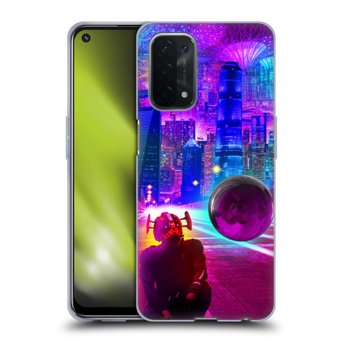 Dave Loblaw Sci-Fi And Surreal Synthwave Street Soft Gel Case for OPPO A54 5G