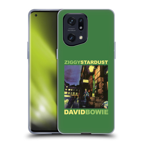 David Bowie Album Art Ziggy Stardust Soft Gel Case for OPPO Find X5 Pro