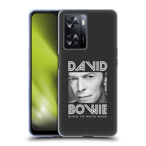 David Bowie Album Art Black Tie Soft Gel Case for OPPO A57s