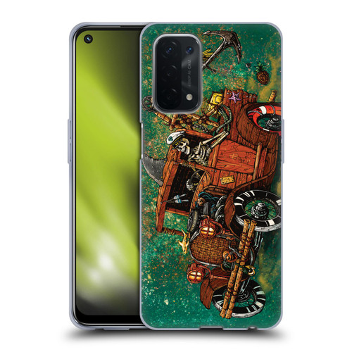 David Lozeau Skeleton Grunge Tiki Towing Soft Gel Case for OPPO A54 5G