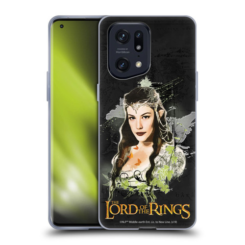 The Lord Of The Rings The Fellowship Of The Ring Character Art Arwen Soft Gel Case for OPPO Find X5 Pro