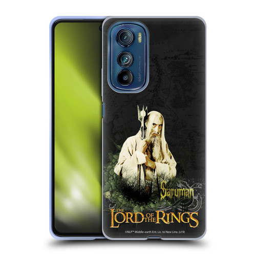 The Lord Of The Rings The Fellowship Of The Ring Character Art Saruman Soft Gel Case for Motorola Edge 30