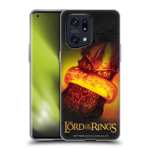 The Lord Of The Rings The Fellowship Of The Ring Character Art Ring Soft Gel Case for OPPO Find X5 Pro