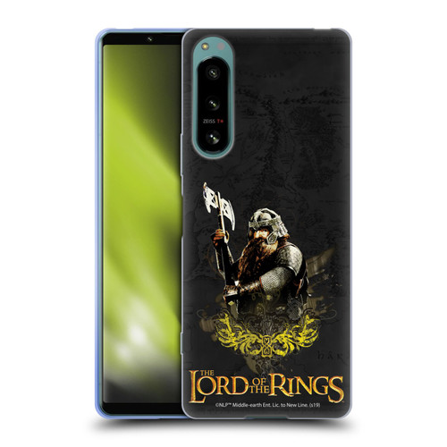 The Lord Of The Rings The Fellowship Of The Ring Character Art Gimli Soft Gel Case for Sony Xperia 5 IV