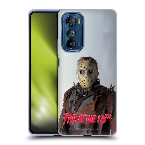 Friday the 13th: Jason X Comic Art And Logos 80th Anniversary Newspaper Soft Gel Case for Motorola Edge 30