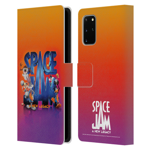 Space Jam: A New Legacy Graphics Poster Leather Book Wallet Case Cover For Samsung Galaxy S20+ / S20+ 5G