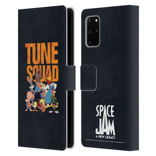Space Jam: A New Legacy Graphics Tune Squad Leather Book Wallet Case Cover For Samsung Galaxy S20+ / S20+ 5G