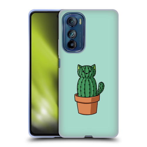 Beth Wilson Doodlecats Cactus Soft Gel Case for Motorola Edge 30