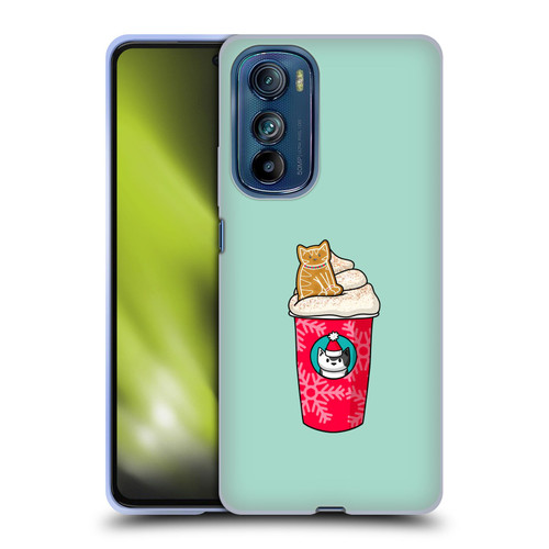 Beth Wilson Doodlecats Gingerbread Latte Soft Gel Case for Motorola Edge 30