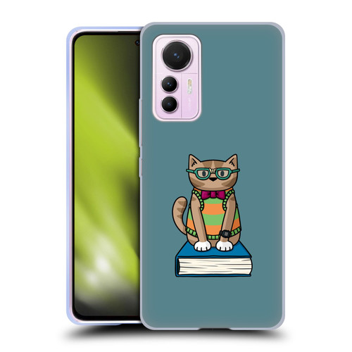 Beth Wilson Doodlecats Nerd Soft Gel Case for Xiaomi 12 Lite