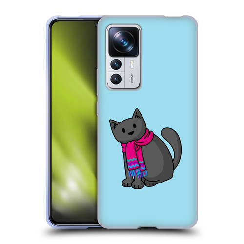 Beth Wilson Doodlecats Cold In A Scarf Soft Gel Case for Xiaomi 12T Pro