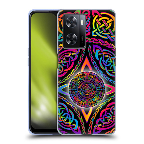 Beth Wilson Rainbow Celtic Knots Shield Soft Gel Case for OPPO A57s