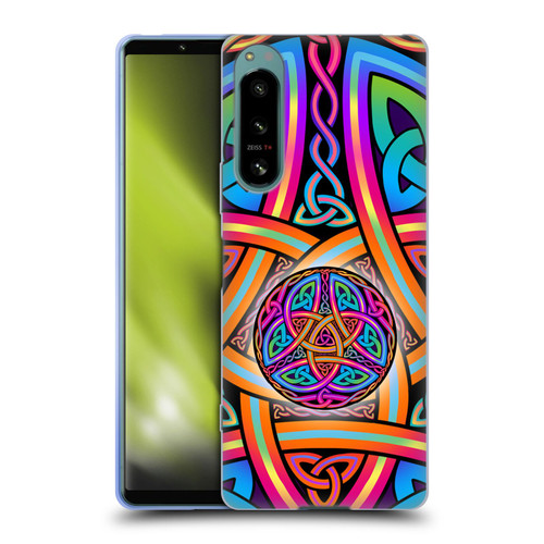 Beth Wilson Rainbow Celtic Knots Divine Soft Gel Case for Sony Xperia 5 IV