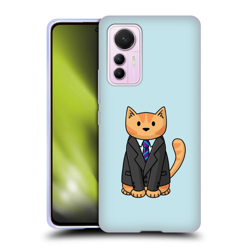 Beth Wilson Doodle Cats 2 Business Suit Soft Gel Case for Xiaomi 12 Lite
