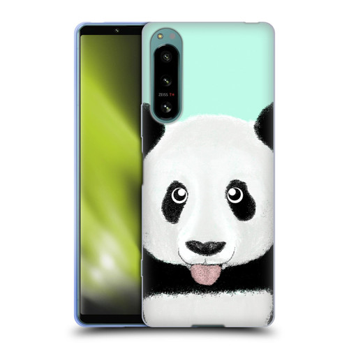 Barruf Animals The Cute Panda Soft Gel Case for Sony Xperia 5 IV