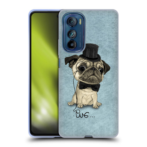 Barruf Dogs Gentle Pug Soft Gel Case for Motorola Edge 30