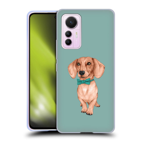 Barruf Dogs Dachshund, The Wiener Soft Gel Case for Xiaomi 12 Lite