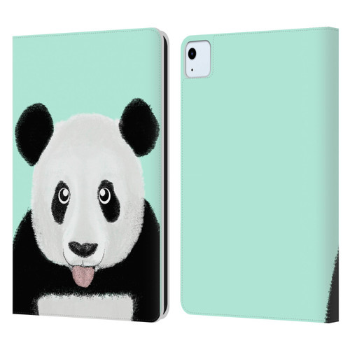 Barruf Animals The Cute Panda Leather Book Wallet Case Cover For Apple iPad Air 2020 / 2022