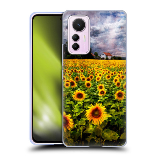 Celebrate Life Gallery Florals Dreaming Of Sunflowers Soft Gel Case for Xiaomi 12 Lite
